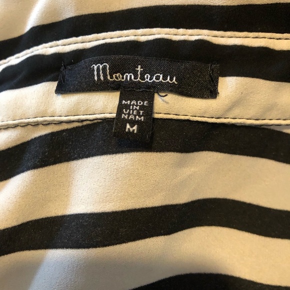 Medium Black and White Blouse - Picture 2 of 4